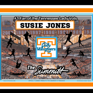 PERSONALIZED University of Tennessee Lady Vols Sports Plaques